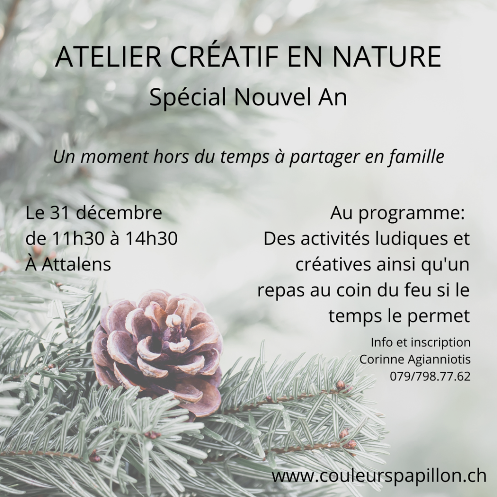 Atélier famille spécial nouvel an